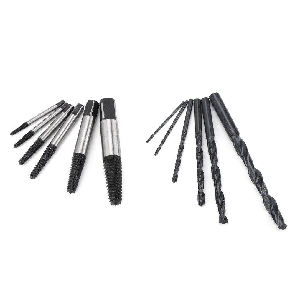 High-Strength Long-Lasting Screw Extractor Set - Heavy Duty Broken Screw Remover Kit for Stubborn Bolts & Damaged Screws | Ideal for Automotive Repair, DIY Projects & Industrial Maintenance