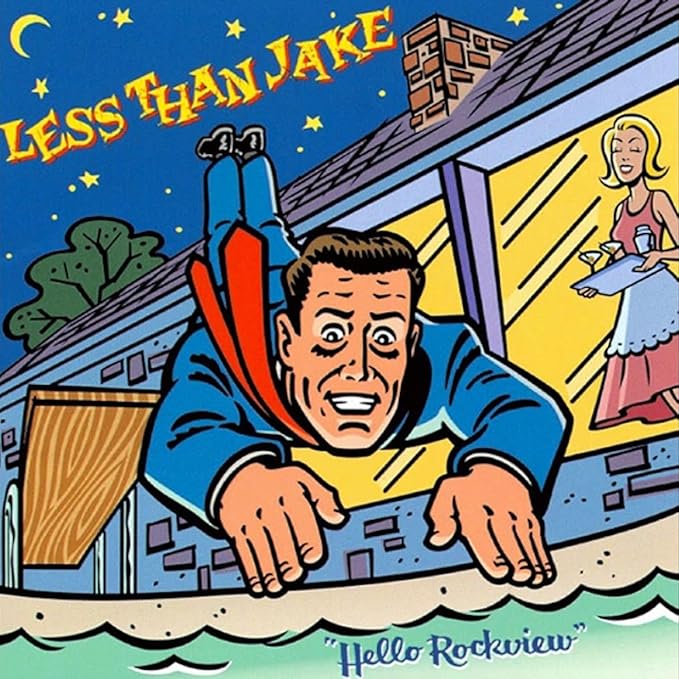 Less Than Jake - Hello Rockview Vinyl LP Record | Punk Rock Music Album for Collectors & Fans | Perfect for Home Listening & Gifts