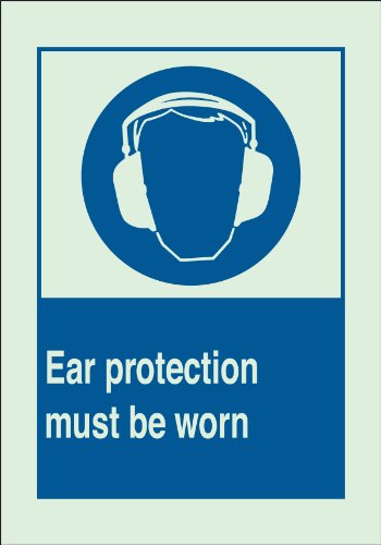 Brady 90731 Glow-In-The-Dark Plastic Safety Sign - 10