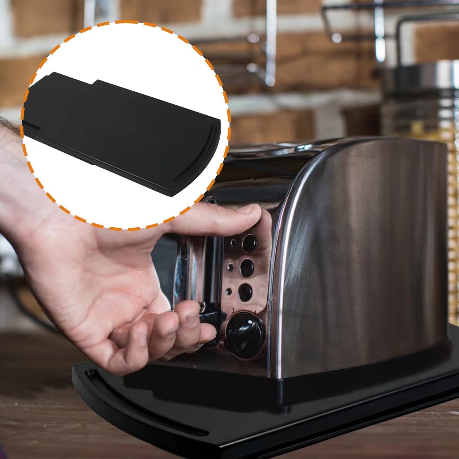 Non-Slip Silicone Mat for Small Appliances - Coffee Maker, Toaster, Blender Accessories | Extendable Tray, Coaster & Sliding Pad | Perfect for Kitchen Countertops & Office Desks