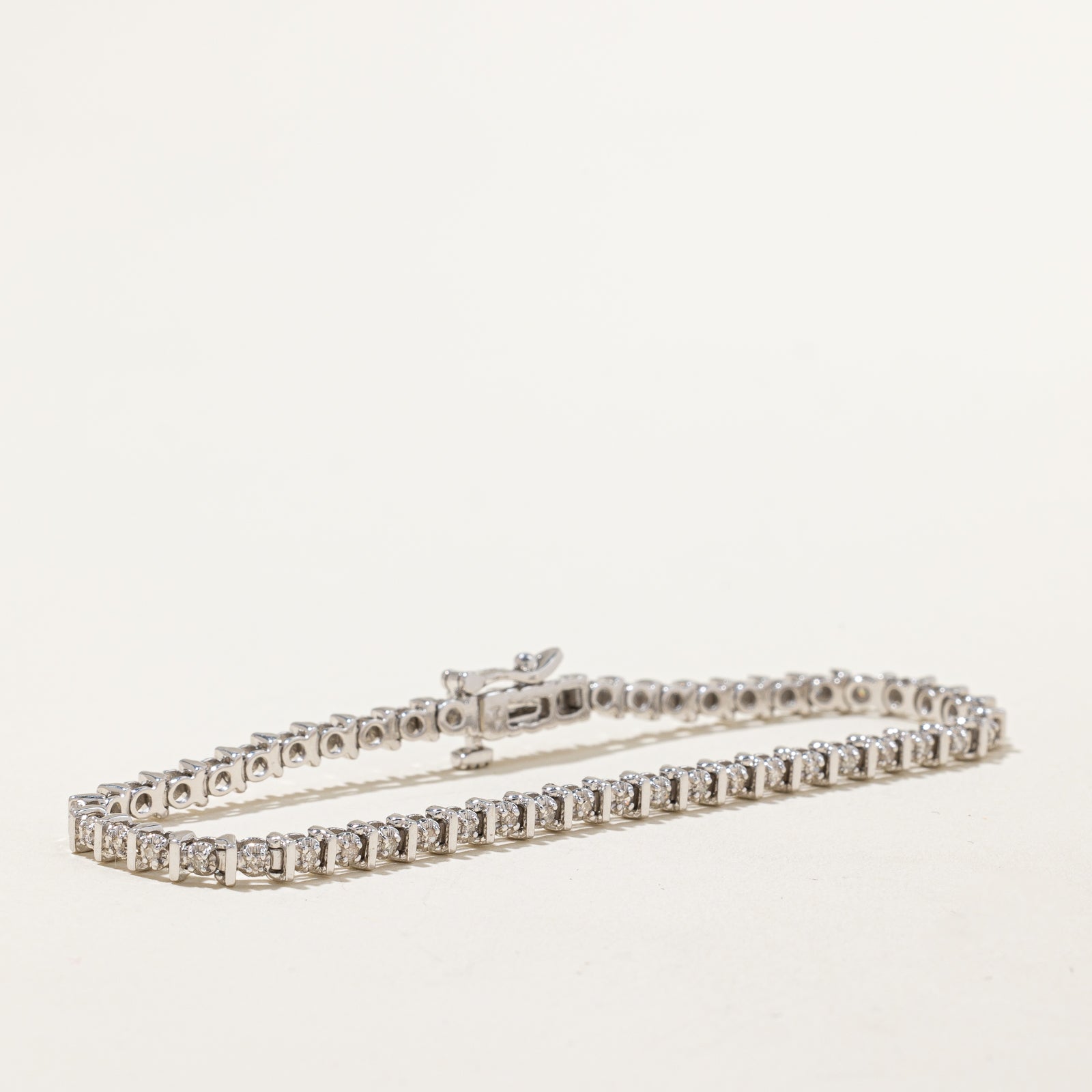 0.50ctw Illusion Set Diamond Tennis Bracelet for Women | 7-Inch Adjustable Length | Elegant Gift for Anniversary, Wedding & Special Occasions