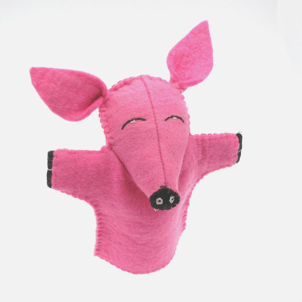 Premium Hand Puppet Pig - Soft Felt Puppet Toy for Kids, Storytelling & Classroom Activities - Interactive Educational Toy for Children's Theater & Role Play