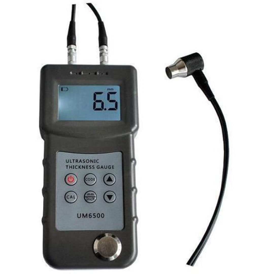 SSEYL UM6500 Digital Ultrasonic Thickness Gauge - Portable Handheld Meter for Metal, Plastic & Glass Thickness Measurement | Ideal for Industrial Inspection, Quality Control & Maintenance