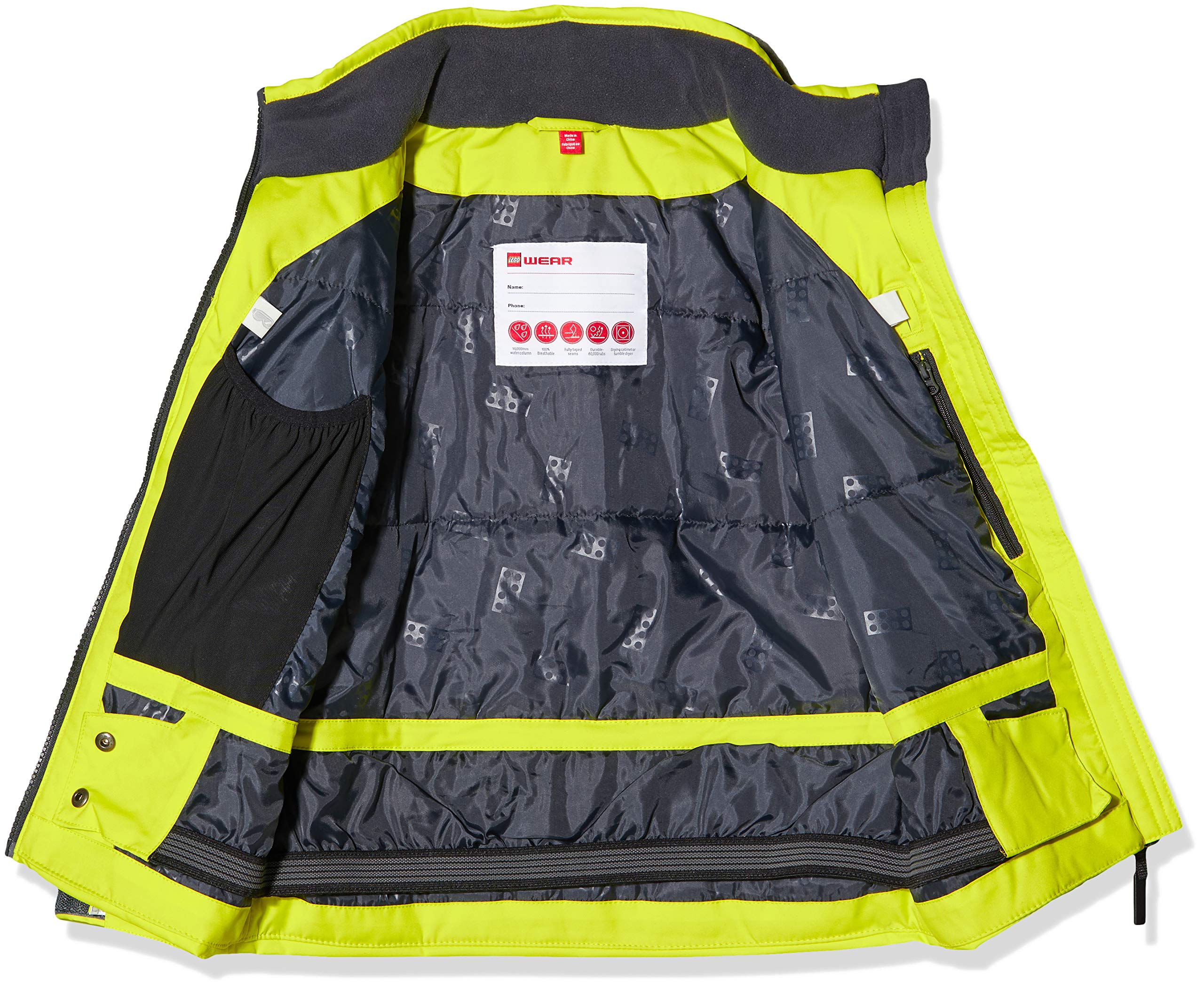 LEGO Kids' Jacket with Headphone Hole & Detachable Hood - Lightweight Windbreaker for School, Gaming & Outdoor Play