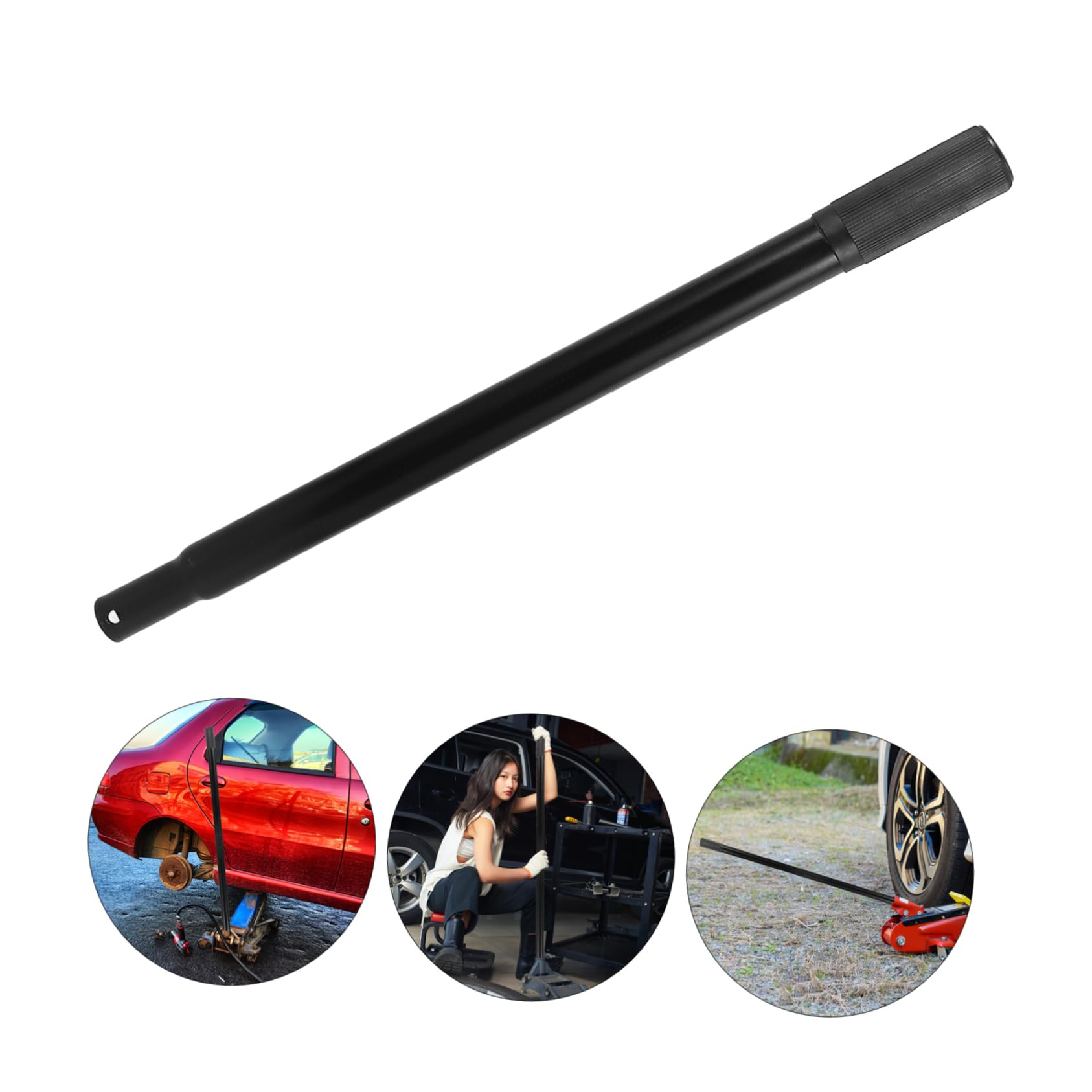 3 Ton Hydraulic Jack Stands & 6 Ton Car Jack Support Rod - Heavy Duty Steel Jack Bar for Car, Trailer & Vehicle Lifting - Perfect for Auto Repair, Maintenance & Emergency Roadside Assistance