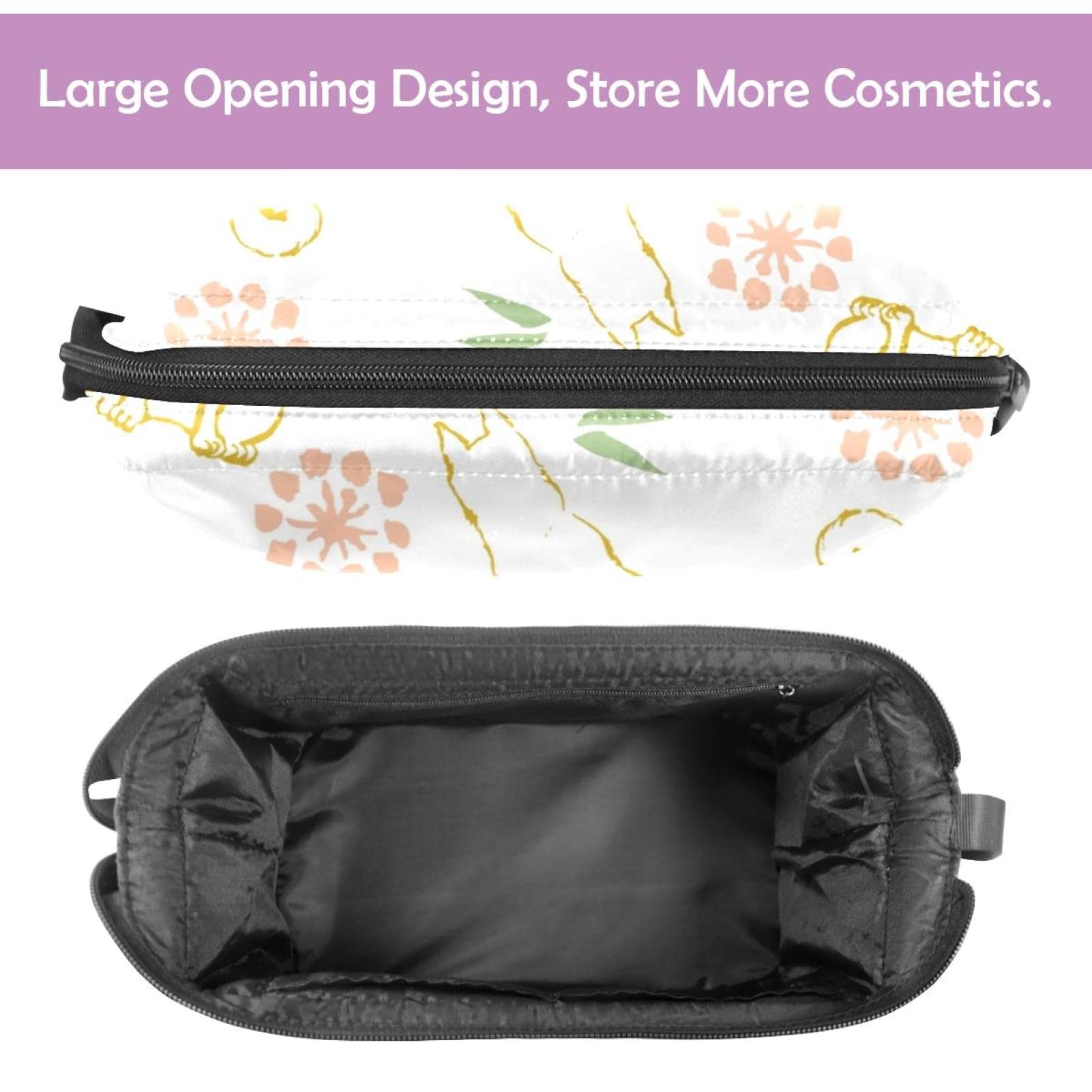 Large Makeup Bag for Women - Travel Cosmetic Organizer with Shiba Inu Dog Design, Waterproof Toiletry Pouch | Perfect for Vacation, Gym, Business Trips & Daily Essentials Storage