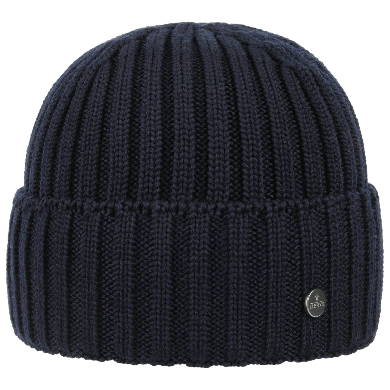 Lierys Merino Wool Rib Knit Beanie - Soft Winter Hat for Men & Women - Perfect for Skiing, Hiking & Cold Weather Activities