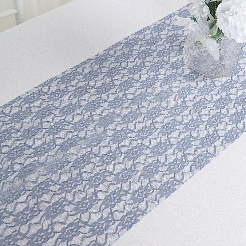 Elegant Wedding Lace Floral Table Runner - White Decorative Bridal Party Decor for Reception, Banquet & Home Dining - Perfect for Weddings, Anniversaries & Special Events