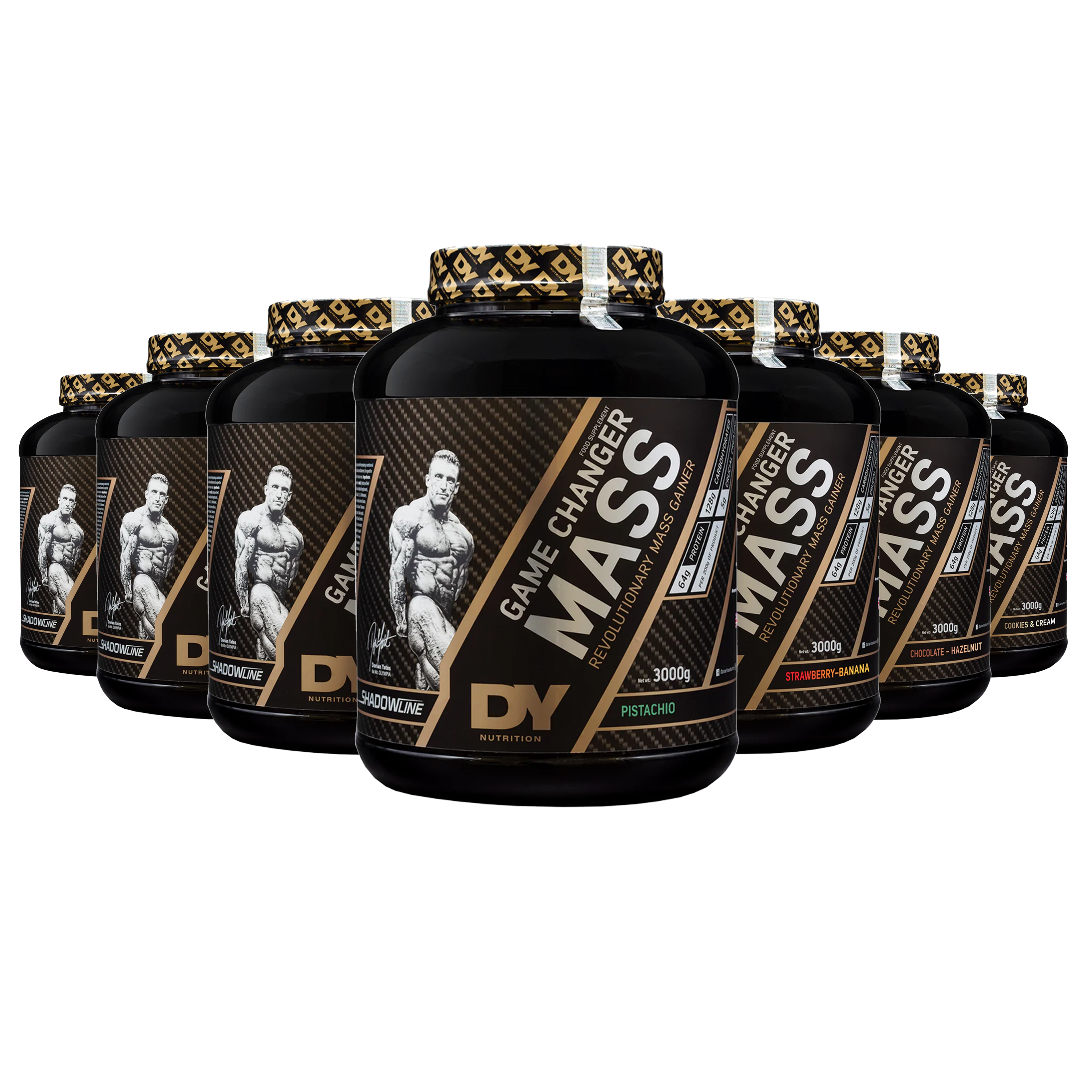 Dorian Yates DY Nutrition Game Changer Mass Gainer 3kg - High Protein Weight Gain Powder for Muscle Building & Recovery - Perfect for Bodybuilders & Athletes