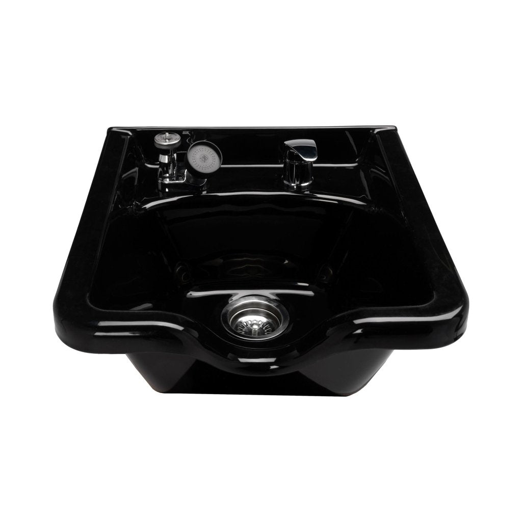 Lanvain Professional Shampoo Bowls for Salon & Home Use - 11 Inch Portable Hair Washing Basin with Drain for Hairdressers, Pets, and Spa Treatments
