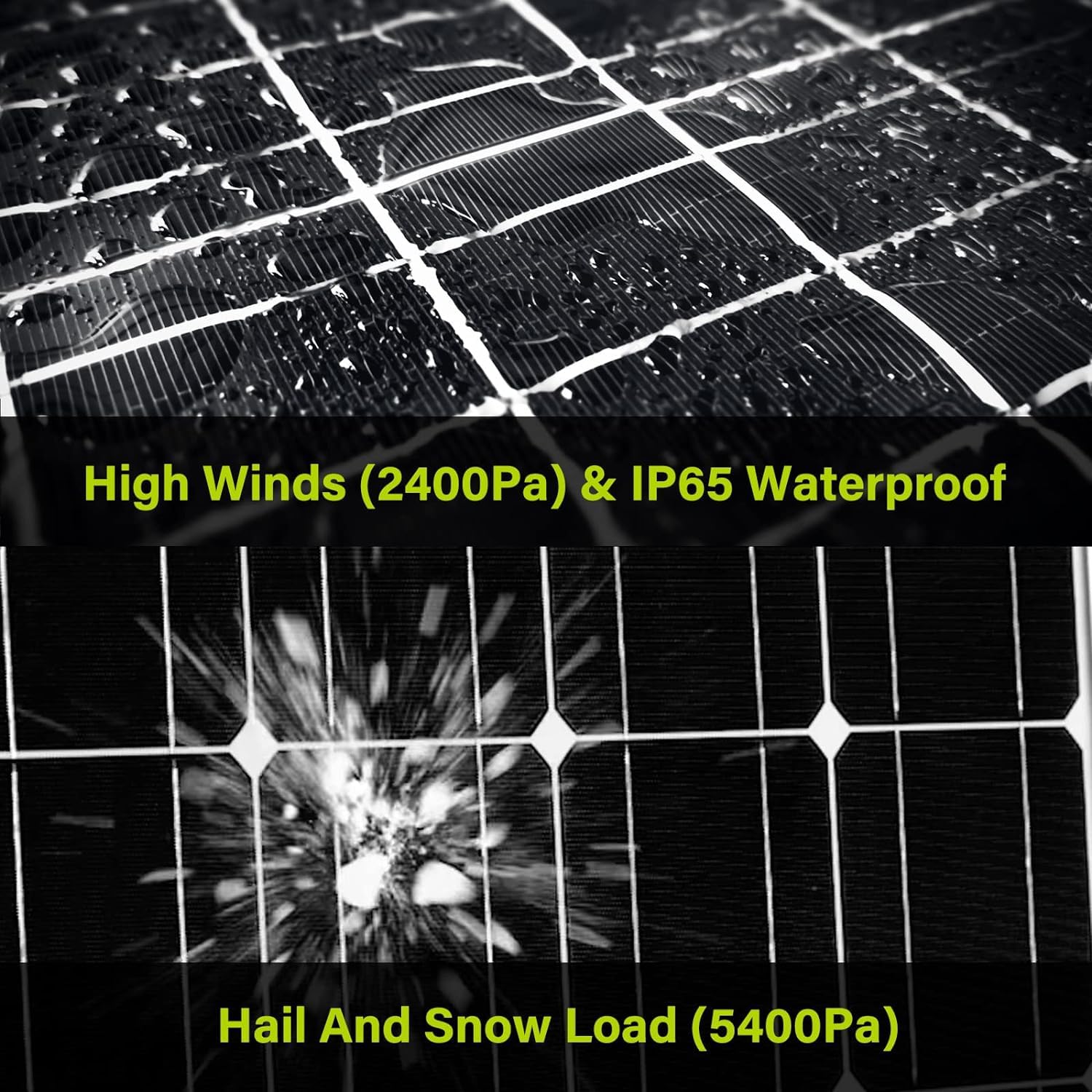 Newpowa 220W 12V Monocrystalline Solar Panel - High Efficiency 10BB Cell Solar Module for RV, Marine, Boat & Off-Grid Power - Perfect for Camping, Emergency Backup & Remote Energy Solutions