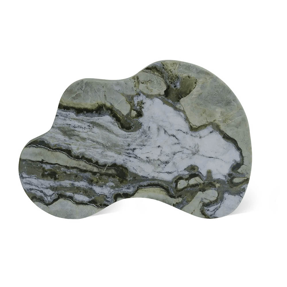 BLACK BLAZE Oasis Marble Serving Platter - Elegant Marble Cheese Board & Charcuterie Tray for Entertaining, Weddings & Dinner Parties - Perfect for Cheese, Fruits & Appetizers Display