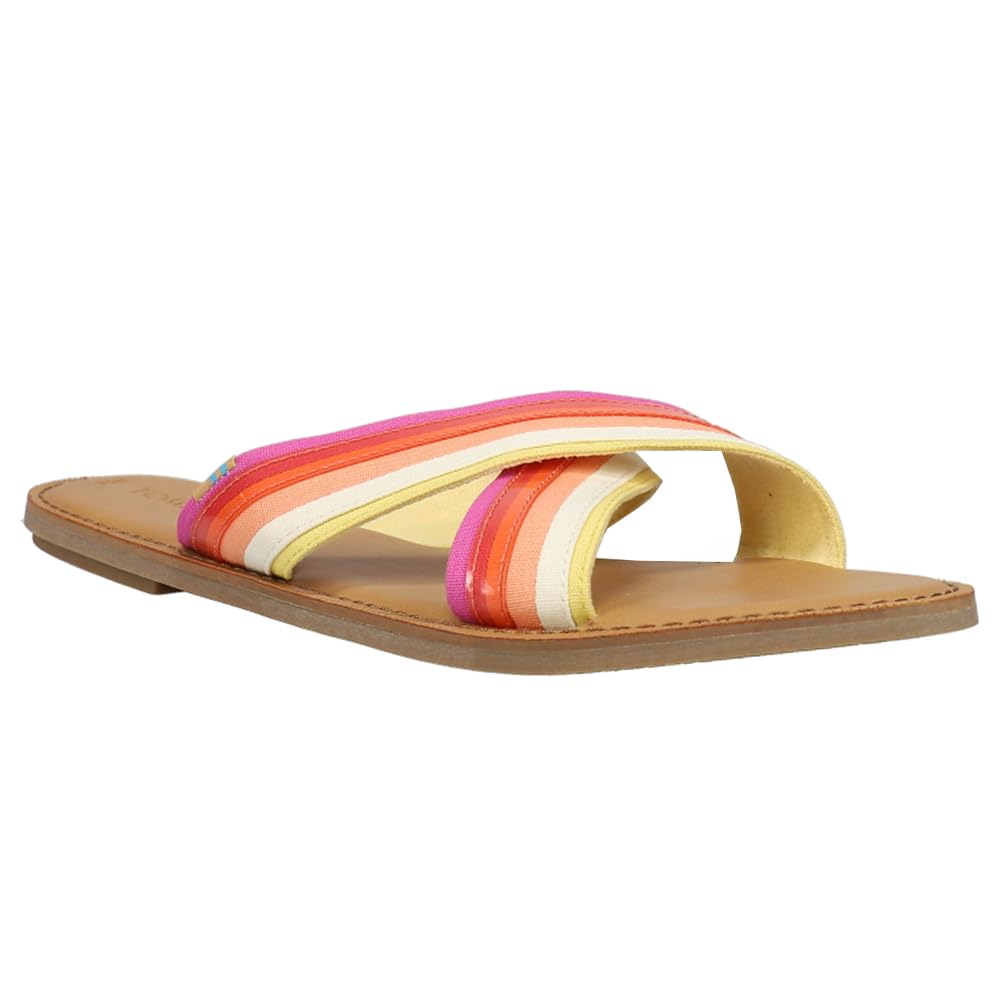 TOMS Women's Viv Slip-On Comfort Shoes - Lightweight & Breathable for Casual Wear, Travel & Everyday Use