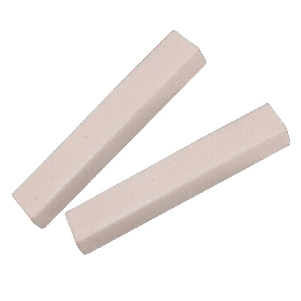 2-Pack Blank Bridge Bone Guitar Nuts for Classical & Acoustic Guitars - Premium Bass Accessories for Guitar Repair & Maintenance - Perfect for Luthiers & DIY Musicians