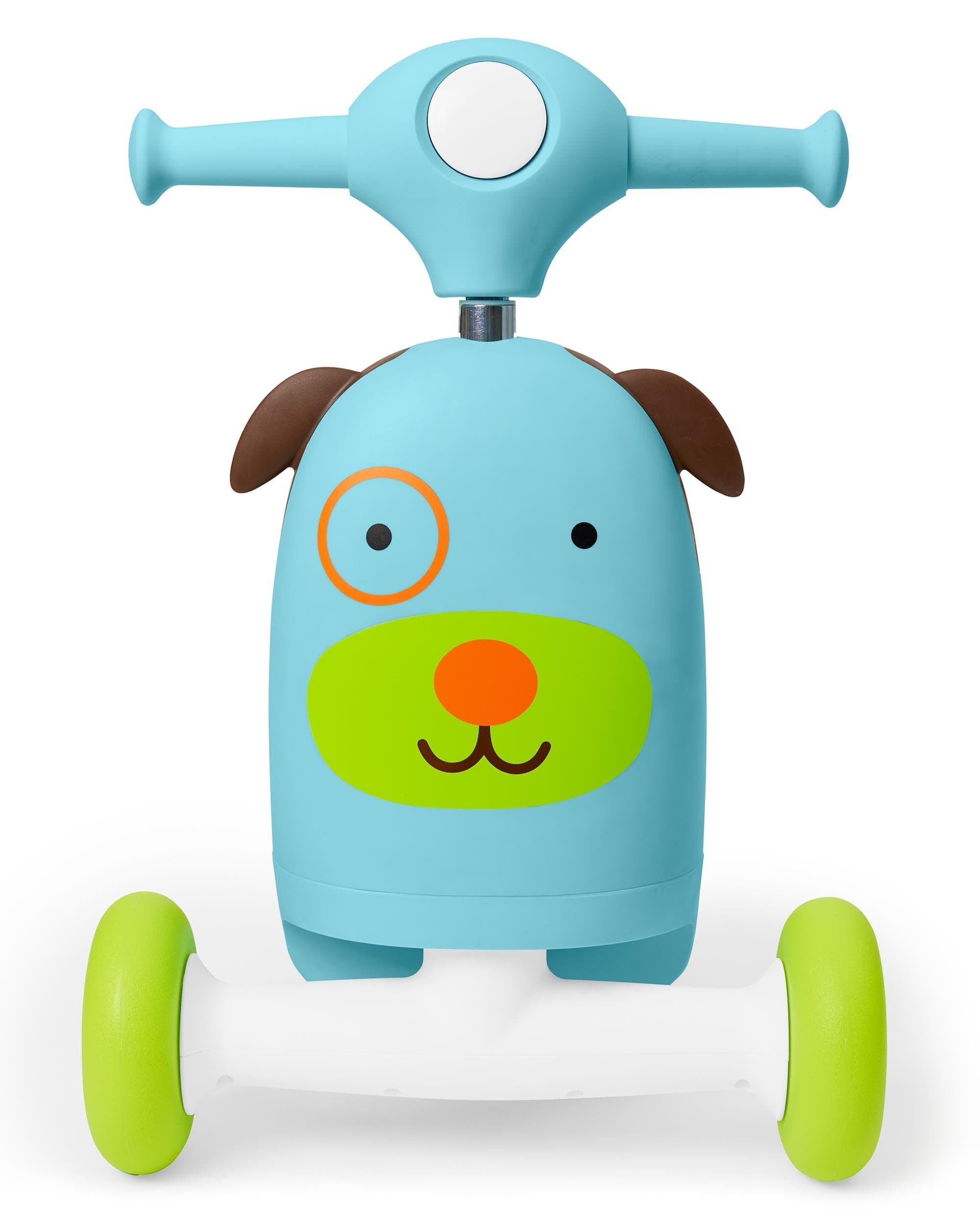 Skip Hop Zoo 3-in-1 Ride-On Baby Walker, Toddler Scooter & Push Toy - Fun Learning Activity for Indoor & Outdoor Play