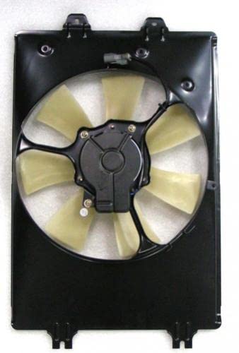 GO-PARTS Radiator Cooling Fan Assembly Replacement for 2006-2008 Honda Ridgeline - Right Passenger Side with Motor, Blade, Shroud & Cover (Part# 38615RJEA01-PFM) - Perfect for Engine Cooling System Repair & Maintenance