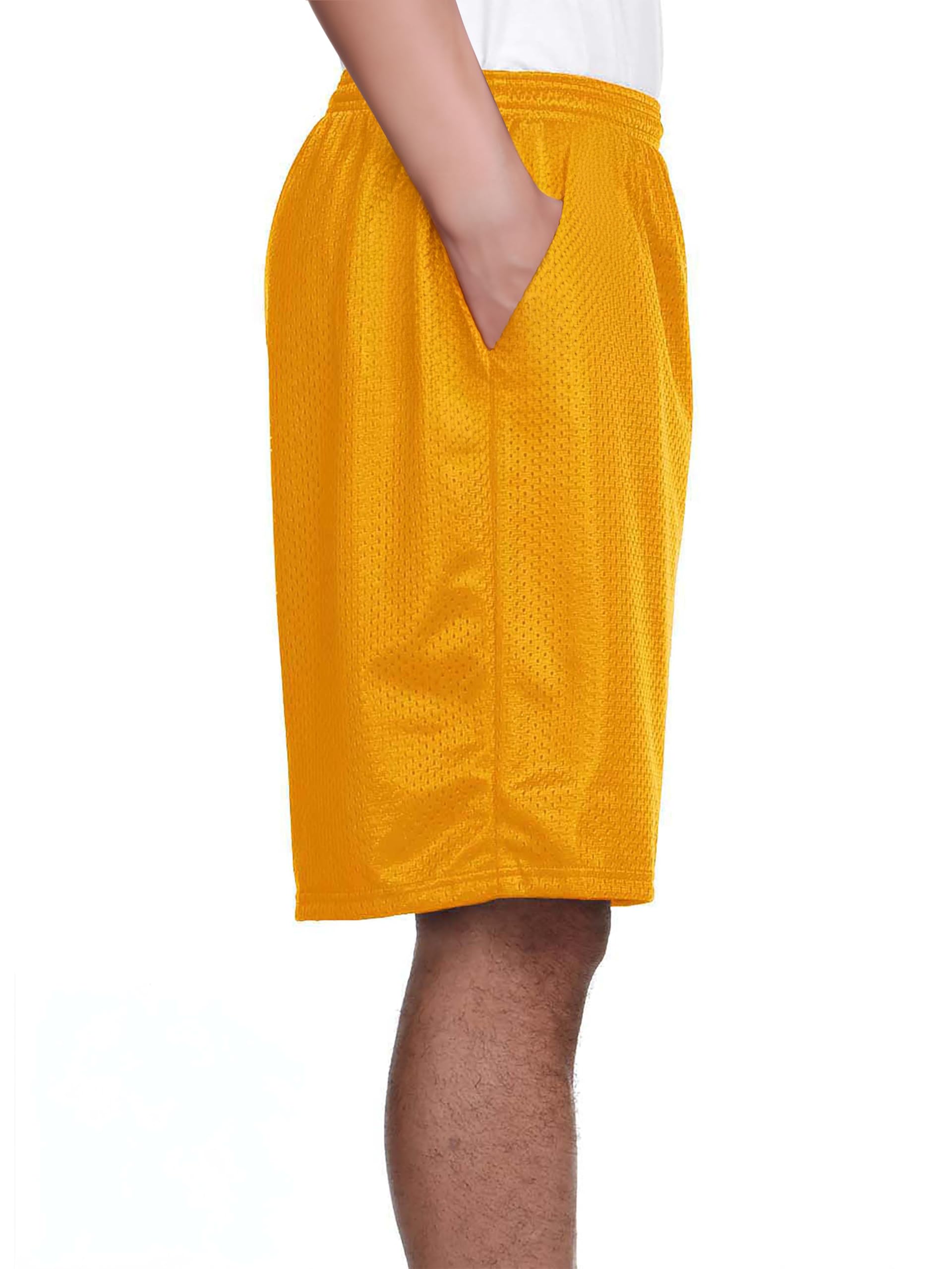 Men's Lightweight Mesh Basketball Jersey & Gym Shorts Set - Breathable Workout Clothes for Basketball, Fitness, Running & Training