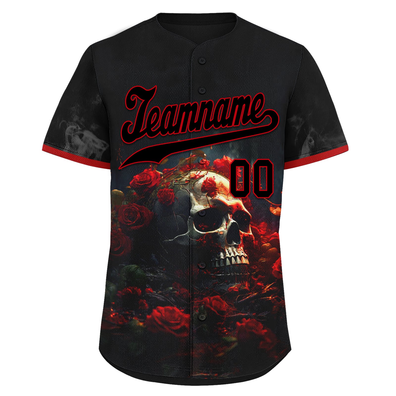 Custom Gothic Personalized Authentic Baseball Jersey BSBJ01 E06003 - Vintage Style Sports Apparel for Baseball Games, Cosplay & Gothic Fashion