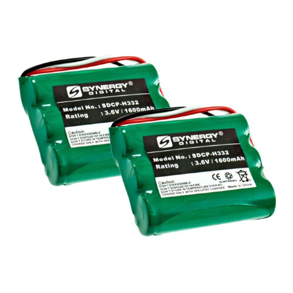 Motorola HGB-2A10 Replacement Battery Combo Pack - 2 x SDCP-H332 Batteries for Motorola Two-Way Radios | Perfect for Extended Work Shifts & Outdoor Adventures