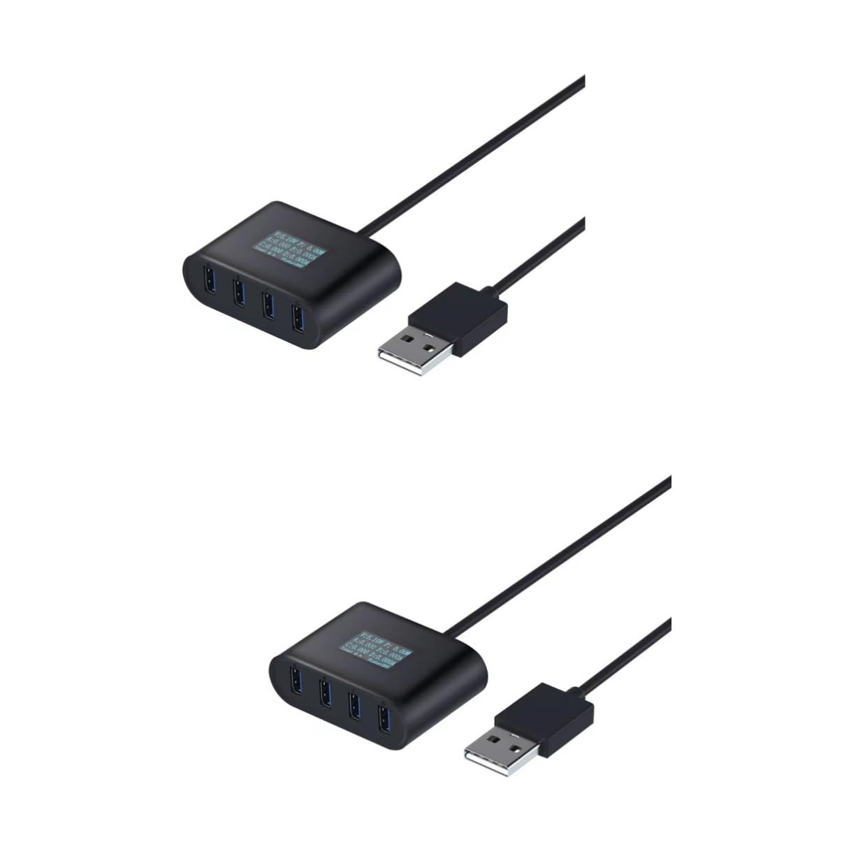 Homoyoyo 2-Port USB Hub Adapter - High-Speed USB 3.0 Splitter for Laptop, PC, MacBook - Portable Multi USB Port Extender for Keyboard, Mouse, Flash Drive - Perfect for Home Office & Travel Use