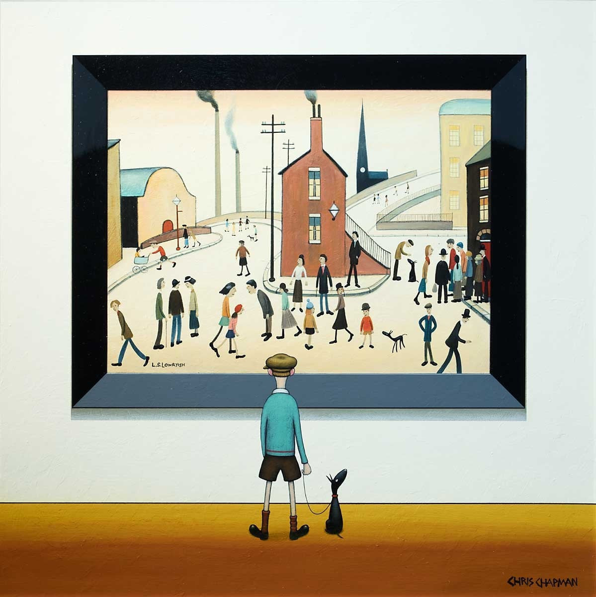 Busy Street Wall Art Print - Urban Cityscape Decor for Living Room, Office & Bedroom - Perfect for Home & Commercial Spaces