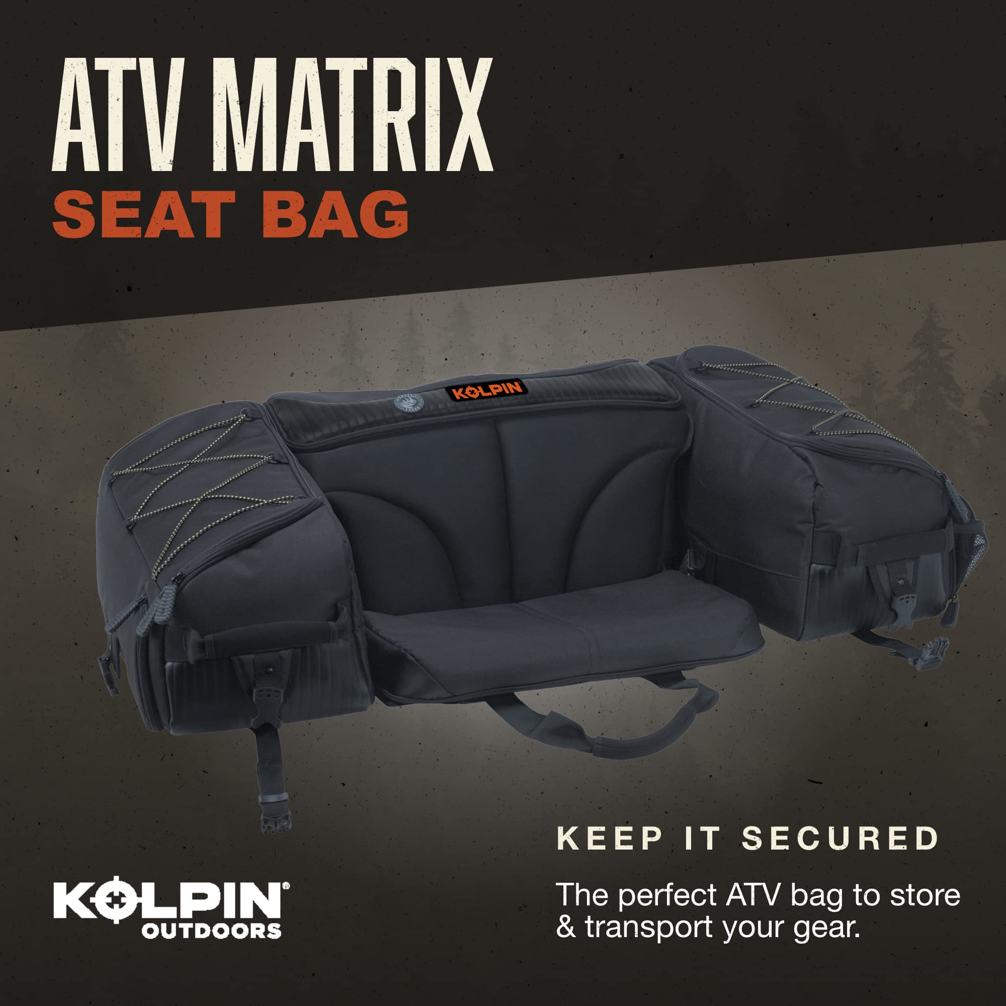 Kolpin Matrix Seat Bag - Black (91155) 32