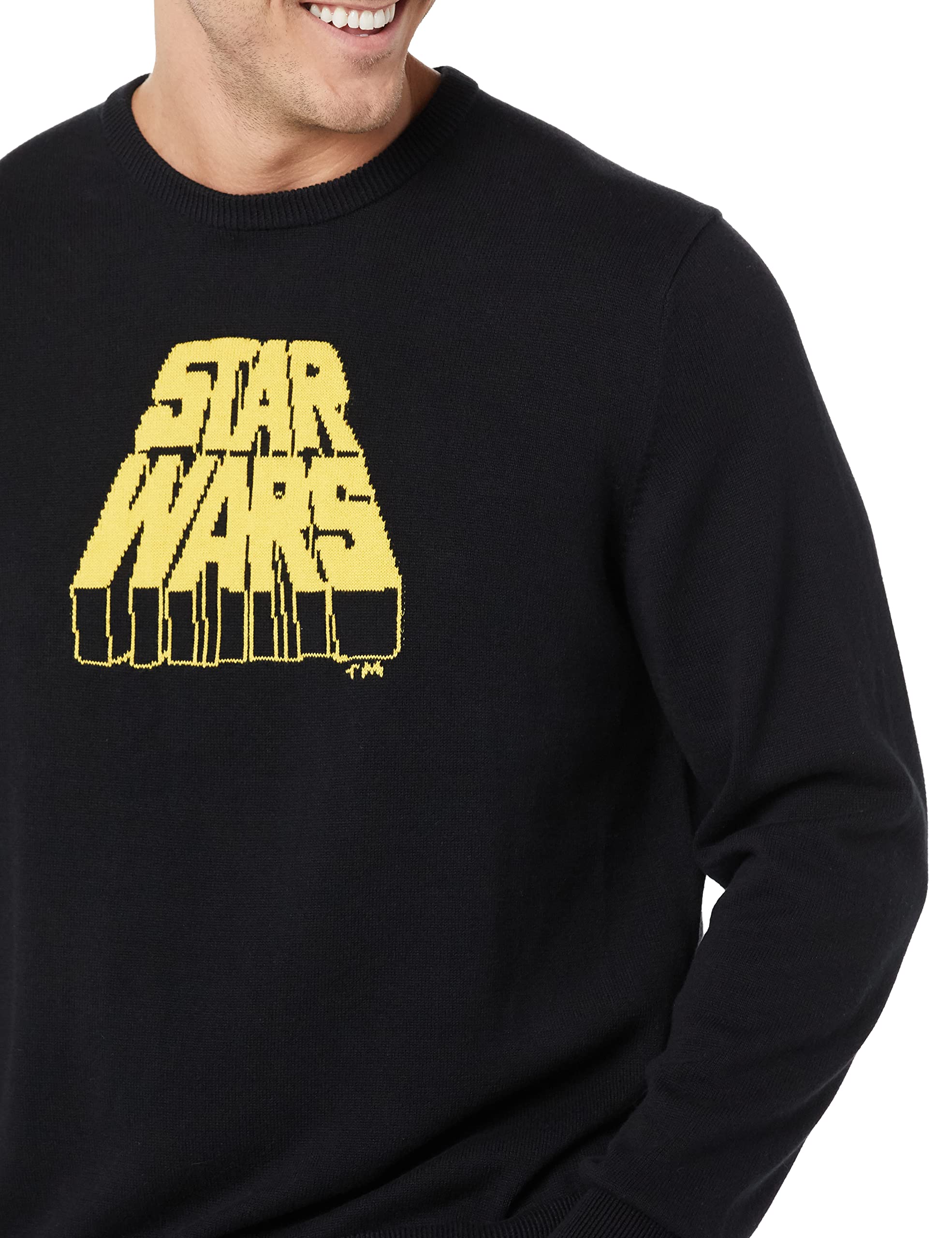 Amazon Essentials Disney | Marvel | Star Wars Men's Crew Neck Sweaters - Soft Cotton Blend Pullover for Casual Wear & Fan Merchandise Collection