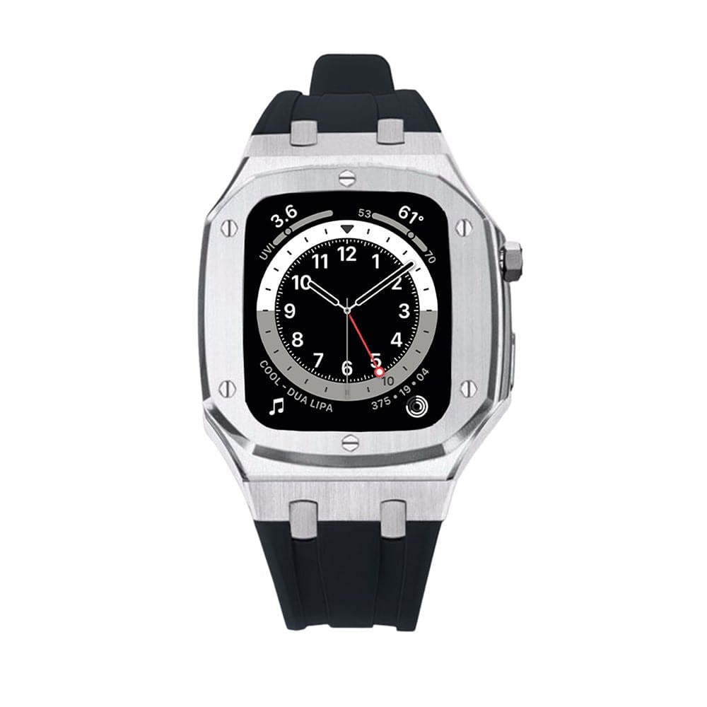 Durable Apple Watch Rubber Case for iWatch Series 6/7 - Shockproof Protective Cover for Outdoor Sports & Daily Use