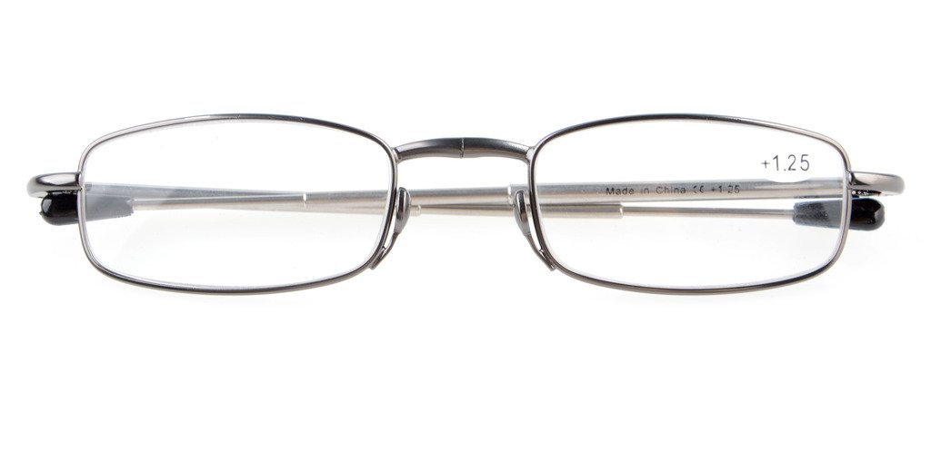 Eyekepper Folding Reading Glasses - Lightweight Foldable Readers for Men & Women - Perfect for Travel, Reading, and Outdoor Activities