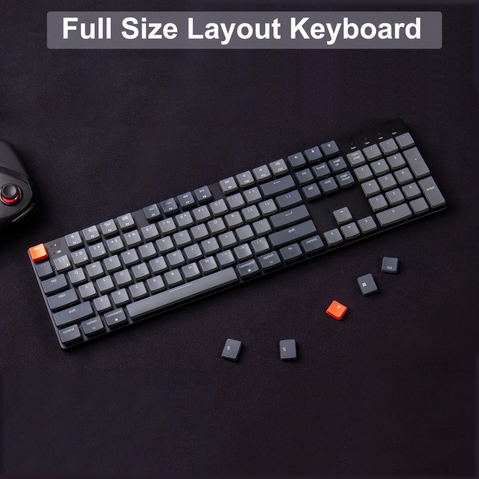 Keychron K5 SE Wireless Mechanical Keyboard - Ultra-Slim 104 Keys, Bluetooth/Wired for Mac/Windows Gaming & Office Use