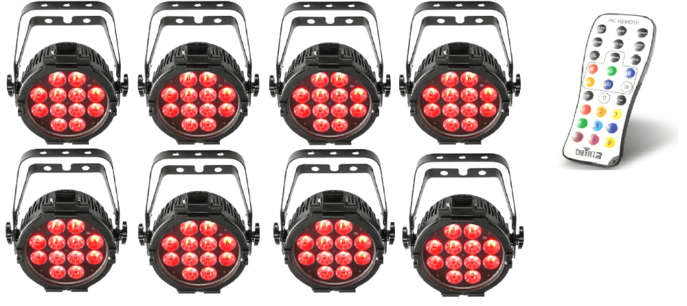Mid-Sized Fitness Studio LED Wash Lighting System - Energy Efficient Gym Lighting for Yoga, Pilates & Workout Spaces