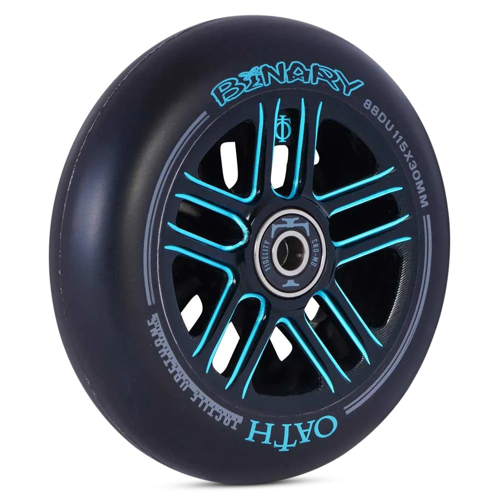 Oath Binary Wheels 30mm Wide - High-Performance Skateboard Wheels for Smooth Riding & Tricks | Perfect for Street Skating & Park Rides