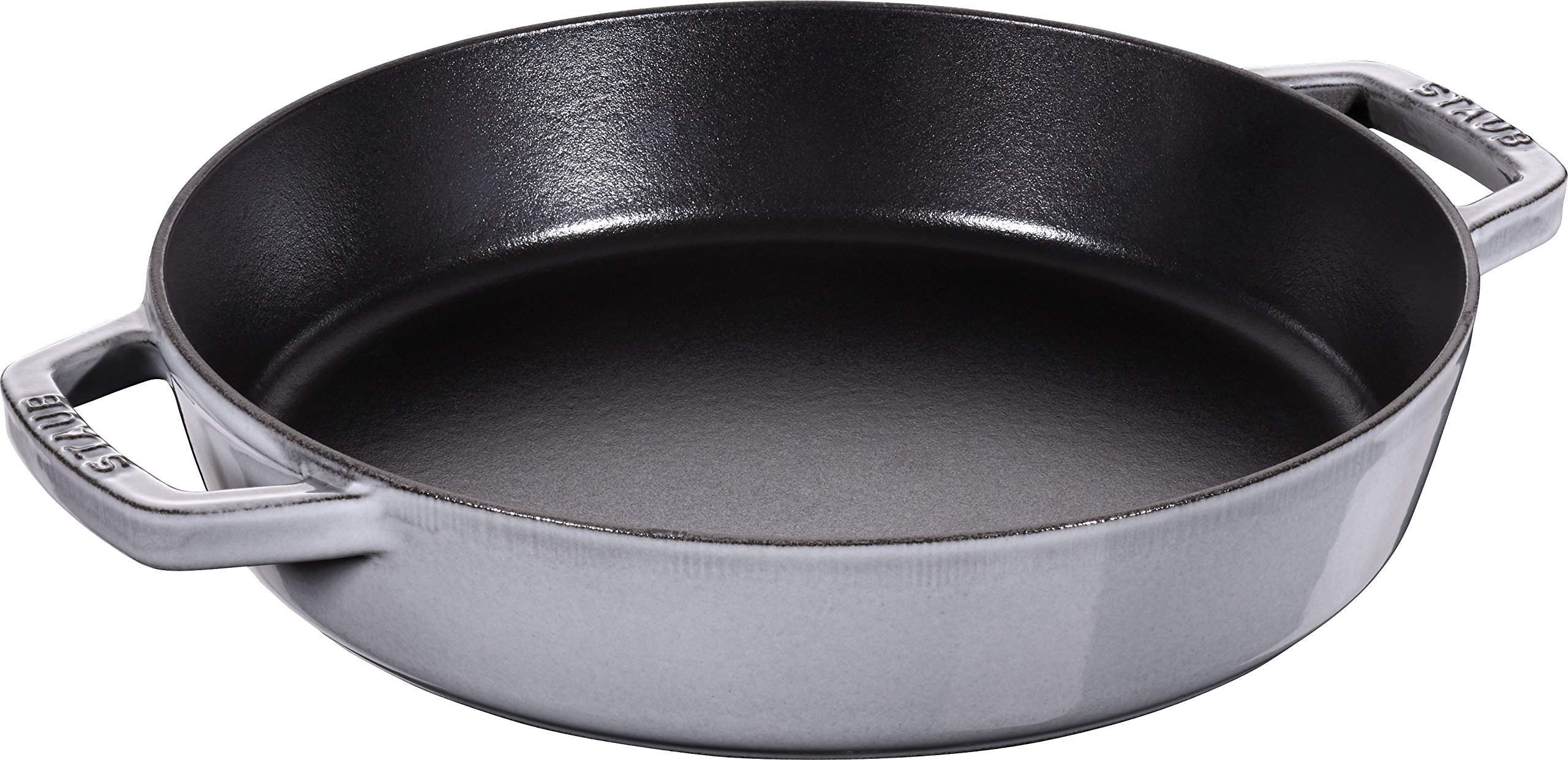 Staub 40511-726-0 Cast Iron Pan with Dual Handles, 11