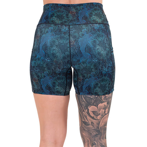 Stylish Koi Print Shorts for Men - Trendy Summer Swim & Lounge Shorts - Perfect for Beach, Pool, and Casual Wear