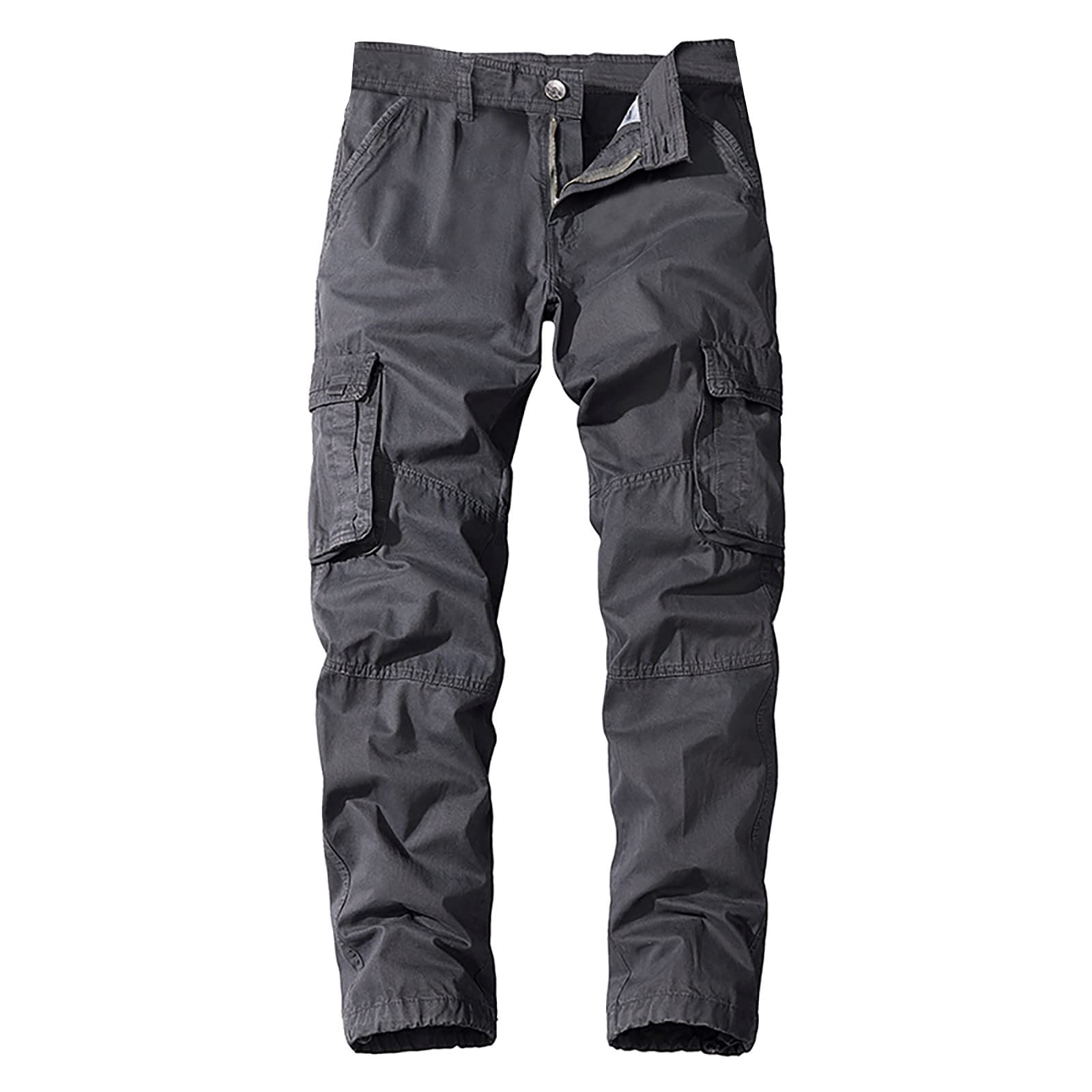 Men's Slim Fit Cargo Pants with Multiple Pockets - Tactical Army Pants for Outdoor Hiking, Work & Workout | Durable & Comfortable for Adventure, Job Sites & Gym Activities