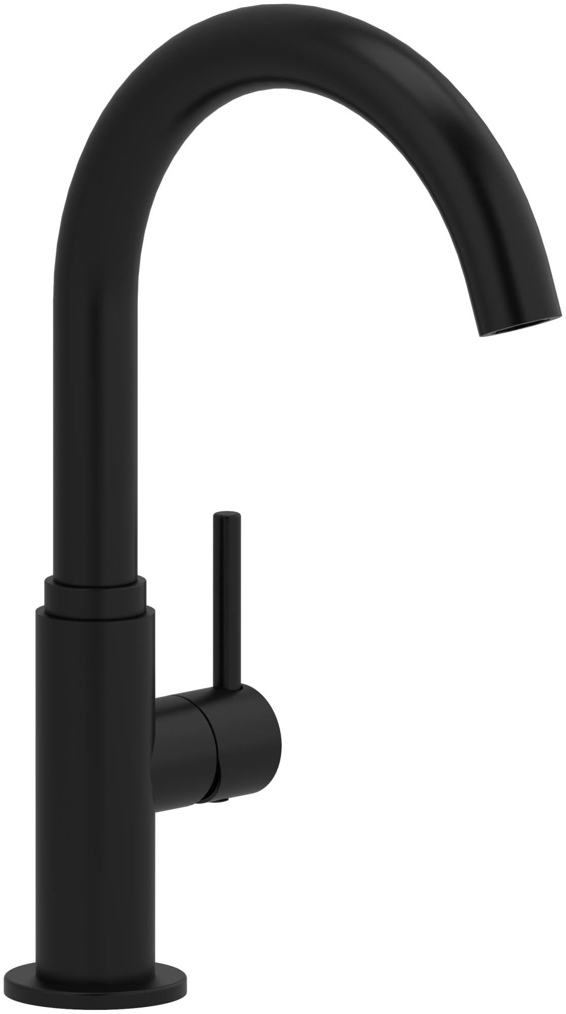 Premium Black Azure Bar & Food Prep Kitchen Faucet - Commercial Grade Stainless Steel Sink Faucet for Restaurants, Bars & Home Kitchens