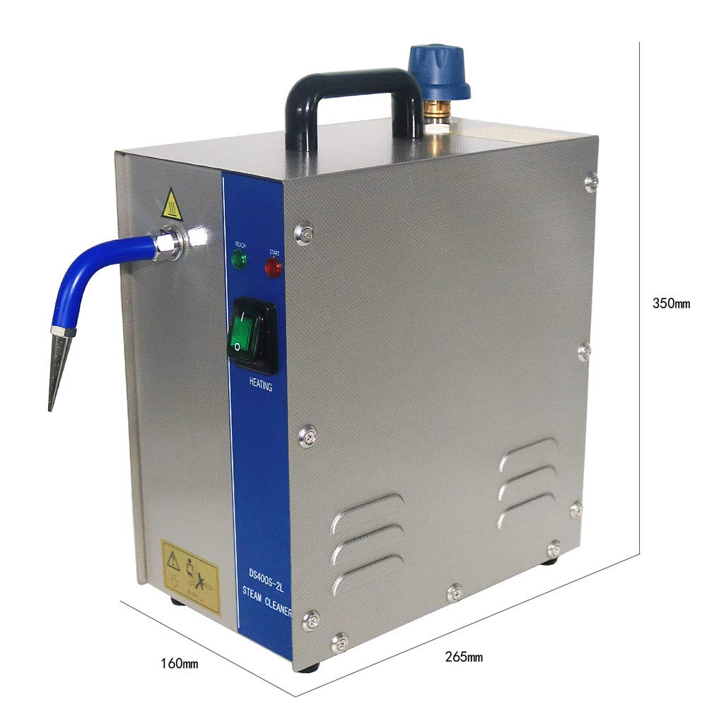 Professional 1300W 2L Stainless Steel Jewelry Steam Cleaner for Gold, Silver & Gemstones - Jewelry Cleaning Machine with 110V for Goldsmiths & Jewelry Stores | Perfect for Rings, Necklaces, Watches & Small Accessories