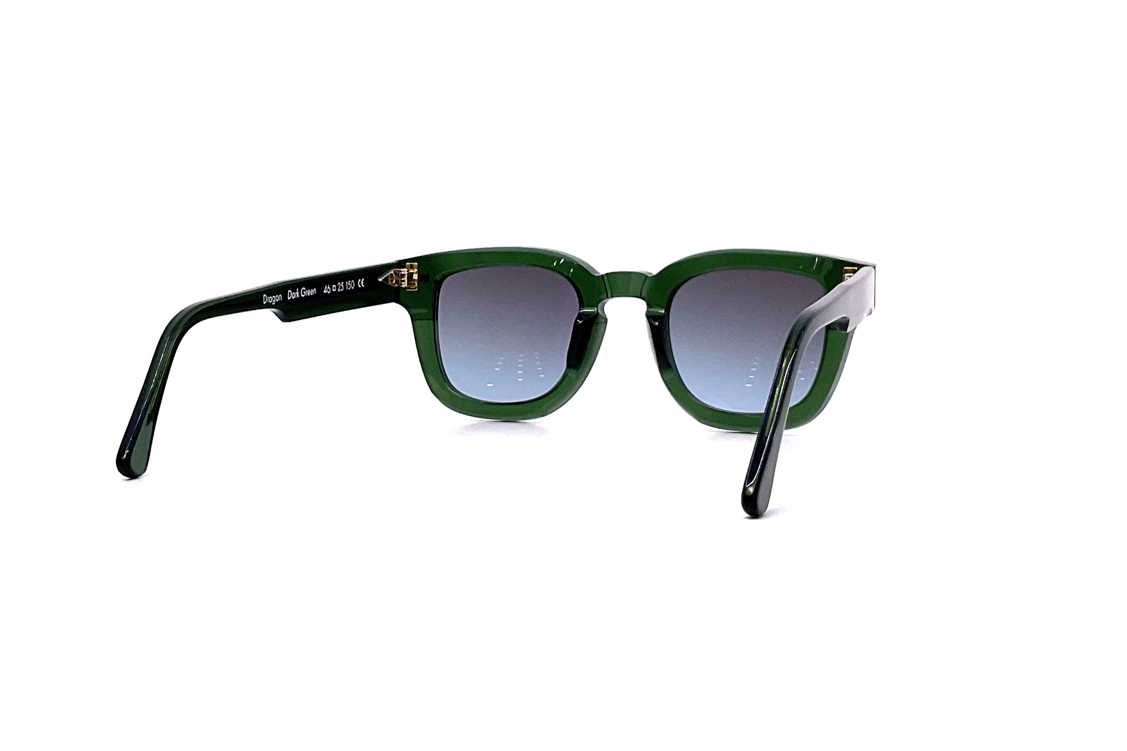Ahlem Dragon Sunglasses - Dark Green & Blue Gradient Aviator Style for Men & Women | UV Protection, Fashionable Outdoor & Driving Shades