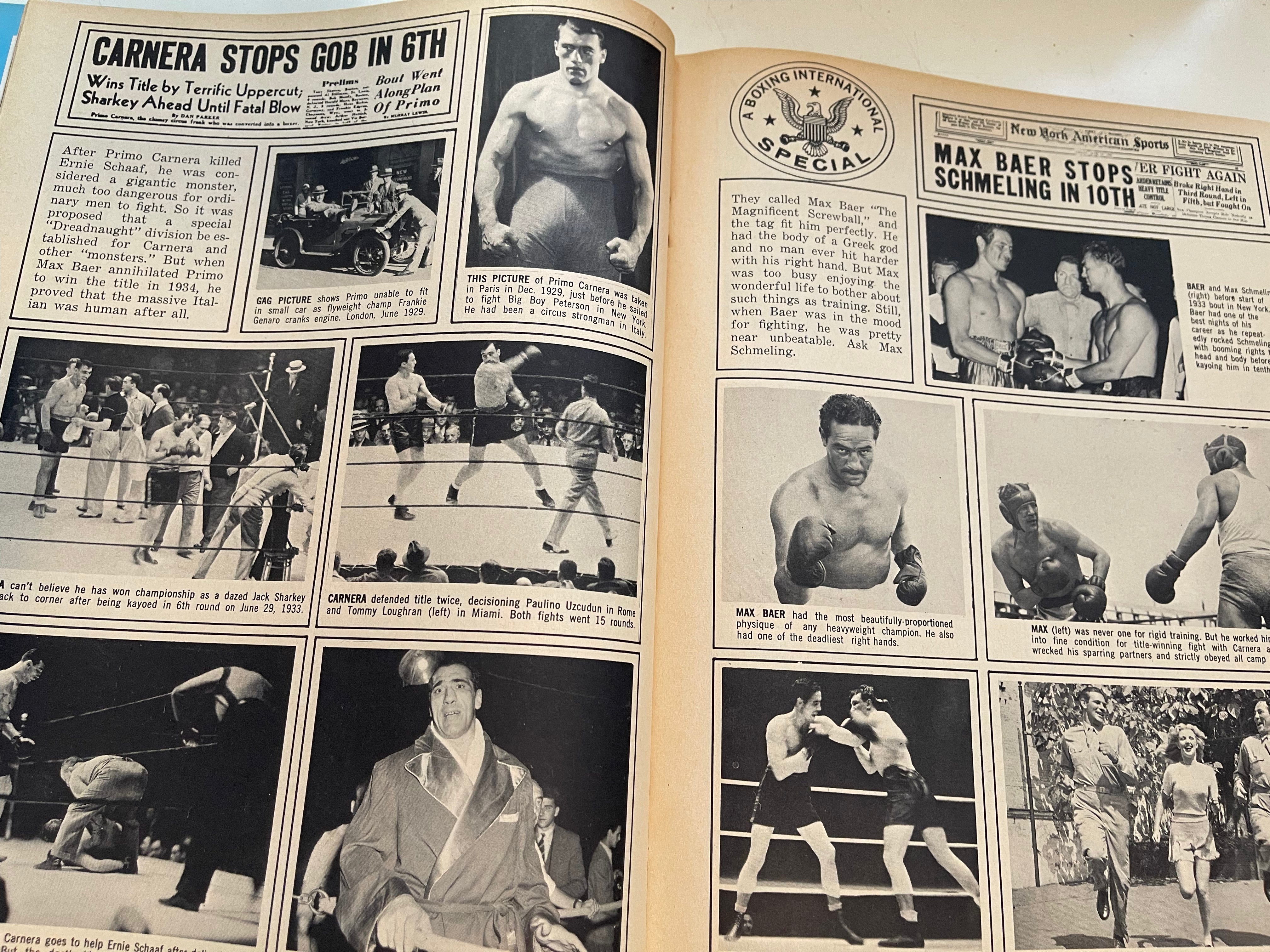 Vintage 1965 Boxing International Magazine Featuring Muhammad Ali - Rare Collectible for Boxing Fans & Sports Memorabilia Enthusiasts - Perfect for Display in Man Caves, Sports Bars & Memorabilia Collections
