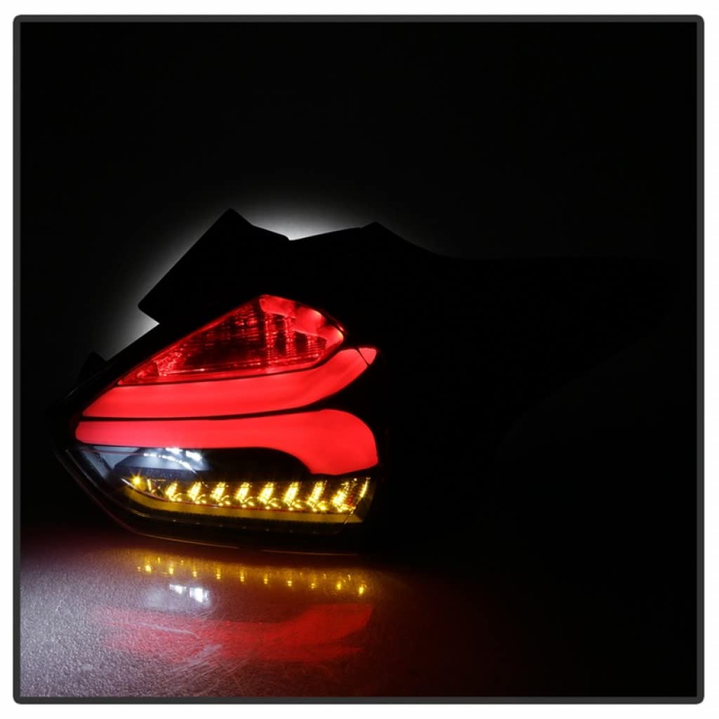 2015-2017 Ford Focus Hatchback LED Tail Lights Pair - Smoke Lens with Turn Signal & Reverse Light (Part# 5085719) | Perfect for Night Driving & Custom Car Upgrades