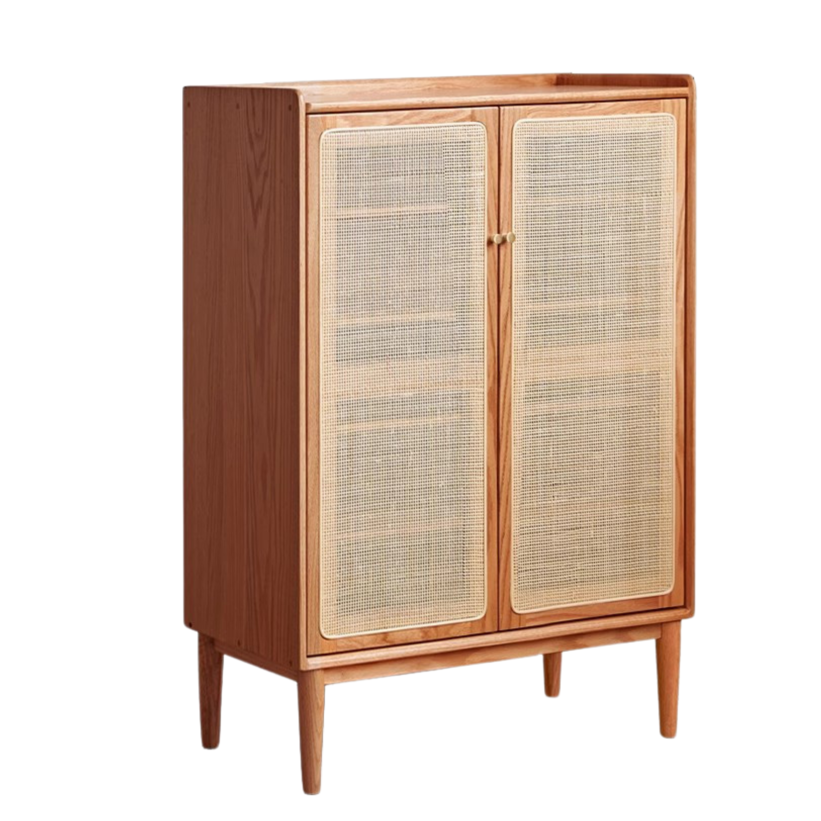 out of stock 31.4x13.7x39.3 inch/ 80x35x100 cm/ Cherry color / Cherry solid wood shoe cabinet