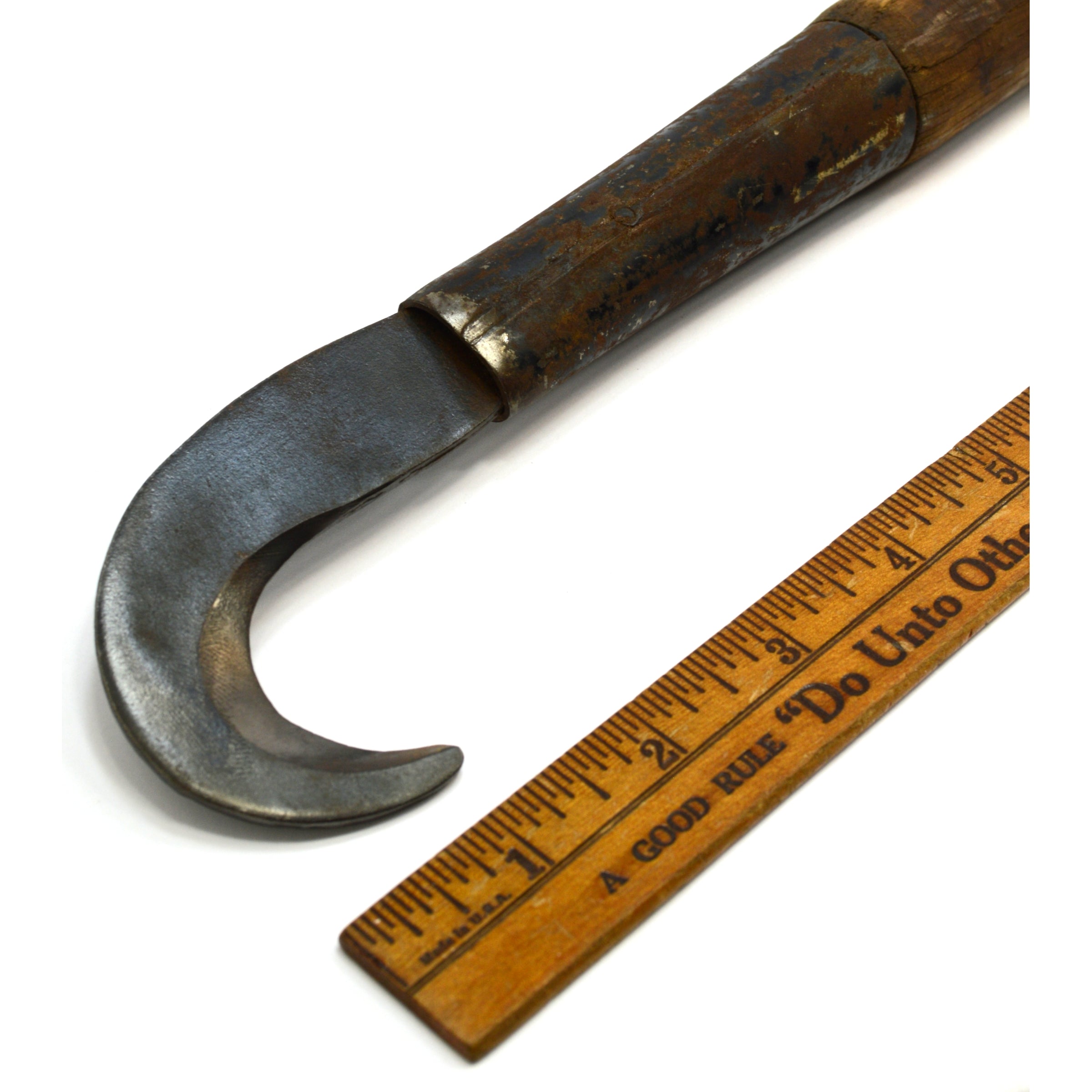 Vintage Antique Pruning Hook Blade by Cronk & Carrier Mfg. Co - Rare Gardening Tool for Vineyard & Orchard Care - Elmira, NY Collectible Shears for Professional Gardeners & Plant Enthusiasts