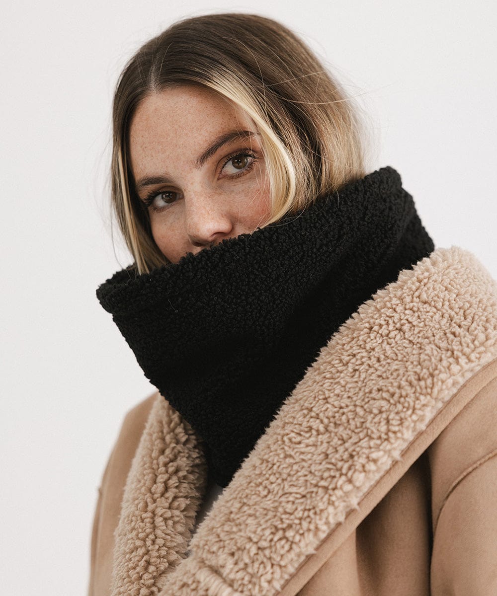 Quinn Sherpa Snood - Cozy Winter Scarf for Women & Men, Fleece-Lined Neck Warmer - Perfect for Outdoor Activities, Skiing, Hiking & Cold Weather