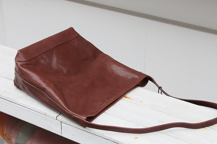 Minimalist Soft Leather Bucket Bag for Women - Stylish & Lightweight Crossbody Handbag for Daily Use, Work, Travel & Shopping