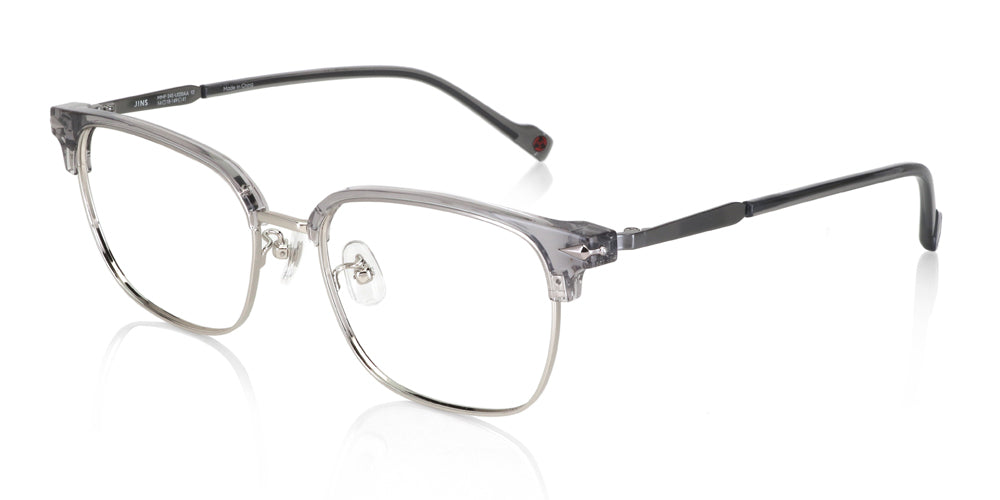 JINS x NARUTO KAKASHI Model Gray Glasses - Anime Inspired Eyewear for Naruto Fans | Perfect for Cosplay, Collecting & Daily Wear