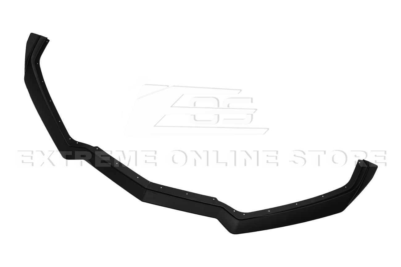 2020-2023 Chevrolet Corvette C8 Stingray & Z51 Front Bumper Lip Splitter - GM 5VM Style ABS Plastic Spoiler (Primer Black) | Perfect for Street Racing & Car Shows