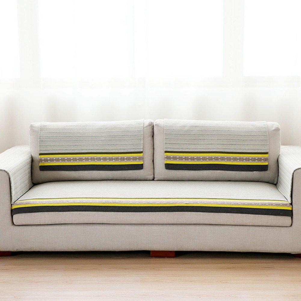 **DIGOWPGJRHA 3-Piece Sectional Sofa Slipcover - Stretchable Couch Cover for Pets & Recliners, 110x240cm (43x94inch) - Perfect for Living Room, Family Room & Home Theater**