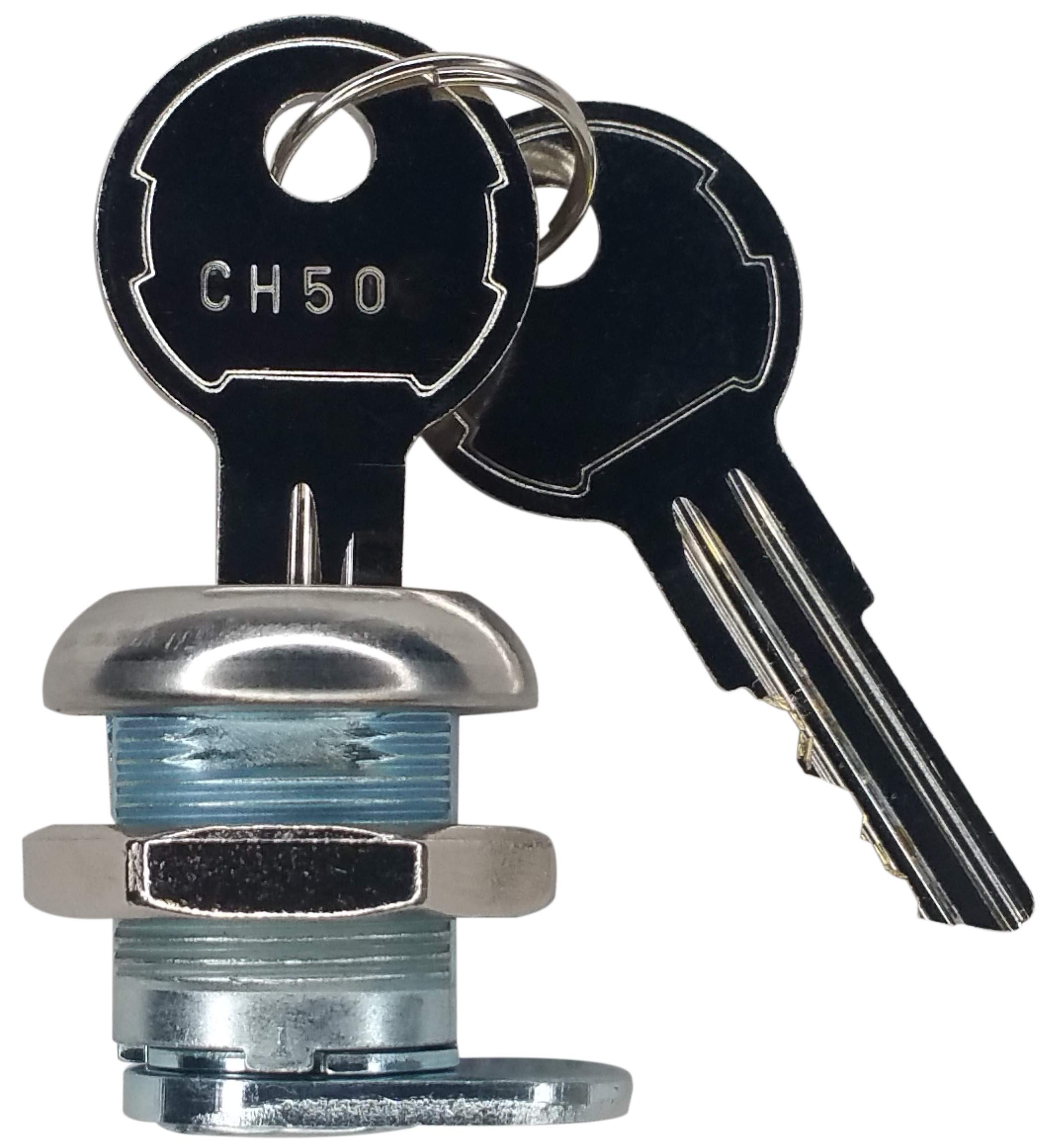 JQuad Truck Tool Box Lock with Keys - Heavy Duty Replacement Pickup Toolbox Lock Cylinder for Latch (1 Pack) - Secure Your Truck Bed Storage for Work & Outdoor Adventures