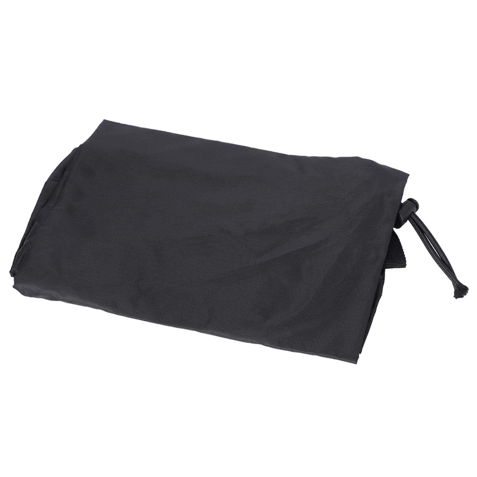 Universal Waterproof Kayak Cockpit Cover - UV50+ Sun Protection, Adjustable Canoe Seal for Outdoor Storage, Blocks Cockpit Holes (Large, Black) - Ideal for Ocean, Lake & River Kayaking