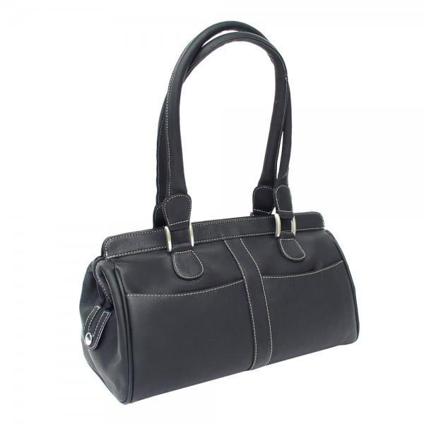 Premium Piel Leather Double Handle Handbag for Women - Stylish Designer Tote Bag for Work, Travel & Everyday Use